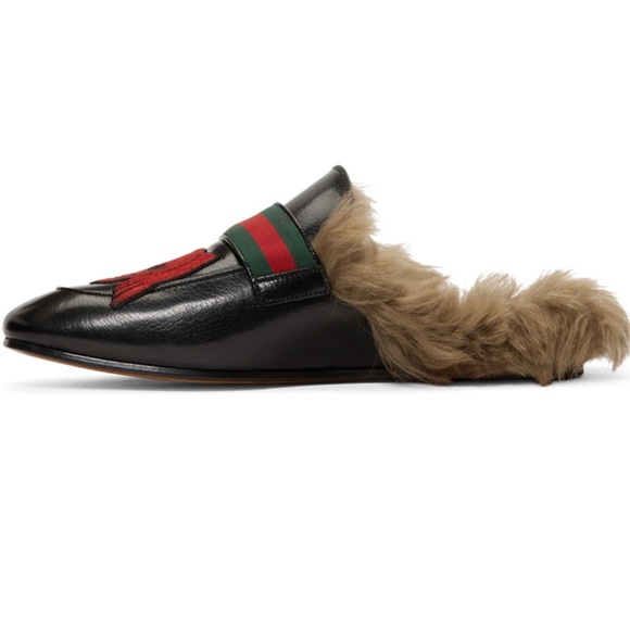 Gucci Black Skull New Princetown Loafers - Picture 6 of 8